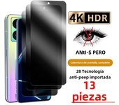 1-3Pcs Privacy Tempered Glass Screen Protector for Huawei Honor Play4C 40s8A Pro Prime 10 20 30 Lite X5 Plus X5 X8A 5G Anti-Spy