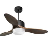 Ventilador de techo Wifi Motor DC Mando a Distancia Luz tres tonos Hypersilence Memoria