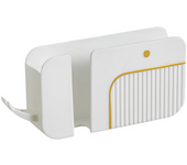 2 In 1 Wall-mounted Mobile Phone Remote Control Storage Box Multifunctional Punch-free Storage Rack Wall Debris Storage Holders