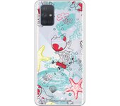 Funda original compatible con Samsung Galaxy A71 - Bob Esponja Estrellitas