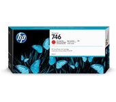 HP - Cartucho de tinta roja cromática DesignJet 746 de 300 ml P2V81A