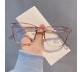 Anti-Blue Light Glasses Ladies Flat Mirror Blu-ray Computer Goggles Retro Glasses Frame Women's Square Frame