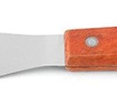 Espátula de Maple inoxidable, espátula de metal, espátula giratoria para sretén de Hierro fundido, espátula para Parrilla de barbacoa con Mango de Madera, Pala elástico
