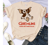 2024 Personalized Street Fashion Gremlins T-shirt Women's Anime Street Fashion Manga T-shirt Women's Designer Clothing