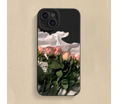 Case For iPhone 15 Cases iPhone 14 Pro Max Case Rose Flower Phone Case For iPhone 13 12 11 XS XR X 7 8 Plus Soft Silicone Cover