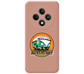 Tumundosmartphone Funda Silicona Líquida Rosa para Oppo Reno 12FS 4G / 12 FS 5G diseño Adventure Dibujos