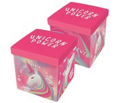 Taburete Plegable Unicornio - Diseño Fabuloso - Ideal para Niños