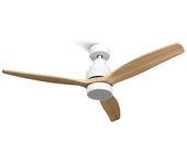 Mellerware - Ventilador de Techo Brizy Bright, Modelo 2025 Nuevo, Luz LED y Mando a Distancia, Función Verano-Invierno, Ahorro Energético, 6 Velocidades, Montaje Sencillo