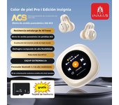INMAS CT11 ANC Ear Clip Earbuds Wireless Bluetooth Display Screen Headphones Active Noise Reduction Earphones Waterproof Headset