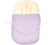 Funda de cuna para bebé, hilo de algodón, funda de almohada biónica, funda extraíble, suministros para bebé, funda de almohada transpirable