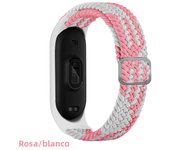 Bracelet for Mi band 7 6 Strap Elastic adjustable Nylon Braided Miband4 5 correa Wristband for xiaomi Mi band 4 3 5 6 7 strap