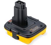 DCA1820 USB Adapter for Dewalt 18V Tools Convert Dewalt 20V Lithium Battery to Dewalt 18V NiCad NiMh Replacement  Battery Tools