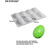 Easter Eggs Chocolate Silicone Molds Large 3D Breakable Easter Egg Surprise Chocolate Molds Egg Mold for Diy Easter Decorations