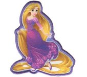 Parche termoadhesivo Rapunzel, princesas , parches infantiles bordados para decorar y reparar ropa. Parches bordados princesas Disney, parches para decorar ropa