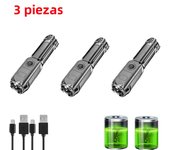 Powerful LED Flashlight 100000 Lumen Tactical Flashlights Rechargeable USB 18650 Waterproof Zoom Fishing Hunting LED Flashlight