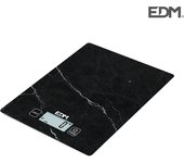 Edm Báscula de Cocina Max 5kg Mod 3 - Acabado Cristalizado - Perfil Ultrafino - División de Lectura 0.1kg