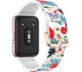 Printed Band for Samsung Galaxy Fit 3 Strap accessories Sport Rubber belt Silicone Bracelet Correa for Samsung Galaxy Fit3 Bands