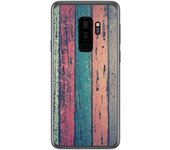 Tumundosmartphone Funda Gel Tpu para Samsung Galaxy S9 Plus diseño Madera 10 Dibujos