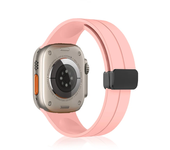Magnetic Silicone Strap For Apple watch band 44mm 45mm 49mm 40mm 41mm 42mm 38mm correa Bracelet iWatch Series 7 8 se 6 9 ultra 2