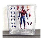 Mafex 075 Avengers Spiderman Action Figure Symbiotic Body Comic Version MAF 143 The Amazing Spider Man Pvc Model Toys Gifts