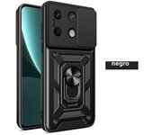 Armor Case For Xiaomi Poco X6 Pro C65 C40 M6 M5 F6 F5 X5 X4 F4 GT Cover Lens Protection With Ring Magnetic Holder Coque Fundas
