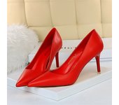 2023 Women 7.5cm 10.5cm High Heels Pumps Lady Wedding Bridal Scarpins Stripper Low Heels Plus Size Fetish Party Blue Pink Shoes