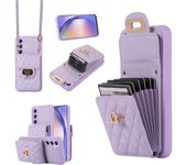 Luxury Case Multi Card Slot Leather Texture Back  For Samsung Galaxy S23 22 21 24 21 20 FE Ultra Plus A12 13 14 34 52 53 54Cover
