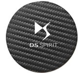 2 PCS Carbon Fiber PU Leather Water Cup Holder Pads For Citroen DS SPIRIT DS DS3 DS4 DS5 DS6 DS7 DS9 Auto Interior Accessories