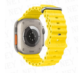Ocean silicone strap for Apple Watch Ultra2 49mm 45mm 40mm 44mm 41mm sport bracelet for apple watch bands serie 9 8 7 6 5 4 3 SE