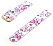 20mm 22mm Silicone Strap For Samsung Galaxy Watch Gear S3 Active 2 Graffiti Style Strap For HuaMi Amazfit Huawei Watch Band