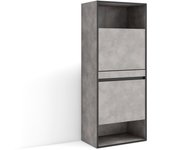 Skraut Home - Zapatero - Armario para zapatos y botas - organizador de zapatos - 60x35x145 cm - Dormitorio - habitación - Mueble auxiliar - Estilo Moderno - varios colores disponibles