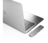 HUB HYPERDRIVE PRO 8 EN 2 USB-C MACBOOK PRO PLATA