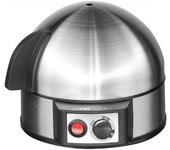 Clatronic EK 3321 cuecehuevos 7 huevos 400 W Negro, Acero inoxidable