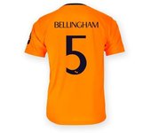 Real Madrid - Bellingham Dorsal 5 - Camiseta Segunda Equipación Temporada 24/25, Adulto, Réplica con Licencia Oficial