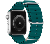 Silicone Strap For watch band 44mm 40mm 49mm 45mm 41mm 38mm accessorie correa bracelet iWatch Ultra 2 series 7 6 5 se 8 9