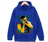 Stephen Curry Avatar Printed Children's Sports Hooded Hoodie Plus Velvet Sweatshirt Basketball Fan Kid Clothing Boys and Girls