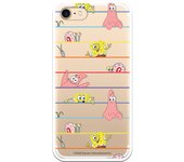 Funda original compatible con iPhone 7 o IPhone 8 o SE 2020 con un diseño de Bob Esponja Multipersonaje Arcoiris