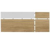 Cabecero de cama Serie Nórdica con referencia 2152 Topkit de 152 cm