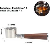 51mm Bottomless Portafilter For Delonghi 9155/9255/9355/9335/9665 Stainless Steel Naked Coffee Handle With Basket