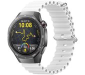 Correa de silicona Ocean para Huawei Watch GT 5 - 46mm / GT 5 - 46mm / GT 4 - 46mm / Amazfit GTR 4 / Bip 5 / Garmin Vivoactive 4, Ancho 22mm