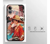 Anime Ones Pieces Luffy Cover Phone Case for Apple iPhone 15 16 Pro Max 14 11 Pro Max 13 12 Mini XR XS MAX 8 7 SE Black Soft