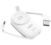 Xo cargador magnetico portatil - 1200mah - carga inalambrica 3w - tipo c y usb 5v/2a - facil transporte - carga rapida - resistente - estabilidad y proteccion - compatible con multiples dispositivos - color blanco