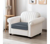 Stretch PU Leather Water-Proof Sofa Cushion Covers Sofa Seat Slipcover Backrest Cover Easy to Clean Sofa Protector for Pets Kids
