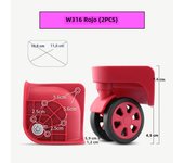 W316 Suitcases Travel Luggage Business Box Trolley Pulleys Accessories Hard Shell Suitcase Practical Replacement Casters Parts
