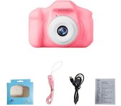 Cámara Infantil Impermeable 1080P HD with Pantalla de Vídeo Juguetes de Fotografía at Aire Libre con Dibujos Animados Lindos Y 8 Millones de Píxeles Bathería Incluida para Niños