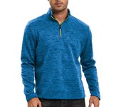 Autumn Men's Half Zipper Thicker Sweatshirts Solid Color Pullover for Male Turtleneck Sweaters Lightweight Warm Jacket Coats