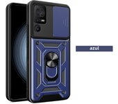 Shockproof Armor Magnetic Case for TCL 40 30 SE 4G Slide Camera Protect Cover
