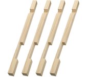 4PCS Wood Beehive Entrance Reducer Durable Keep Out Honey Robbers Reducer Gift for Beginner Backyard Beekeeper