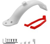 For Xiaomi Mijia MI M365 1S M187 Pro E-Scooter Tire Splash Fender with Rear Taillight Front Back Guard Mudguard screw Line