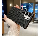 Heat Dissipation For Magsafe Magnetic Case For Samsung Galaxy S25 S24 S23 S22Ultra Plus Cooling Breathable Wireless Charge Cover